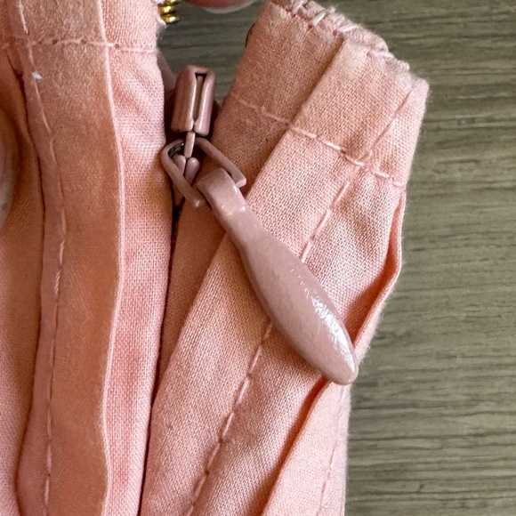 Love Shack Fancy Alwyn Eyelet Bubble Gum Pink Maxi Dress Embroidered Size 6 - Picture 7 of 15